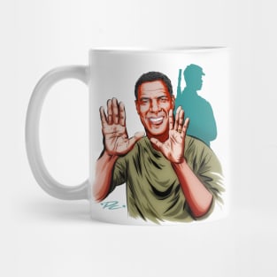 Denzel Washington - An illustration by Paul Cemmick Mug